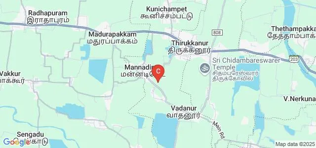 Shri Krishnaa College of Engineering and Technology, Mannadipet Map