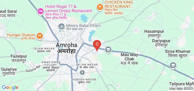 Nayab Abbasi Girls Degree College, Amroha Map