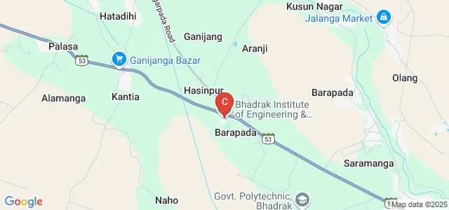 Bhadrak Institute of Engineering and Technology, Bhadrak Map