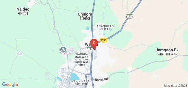 Mata Mahakali Polytechnic, Warora Map