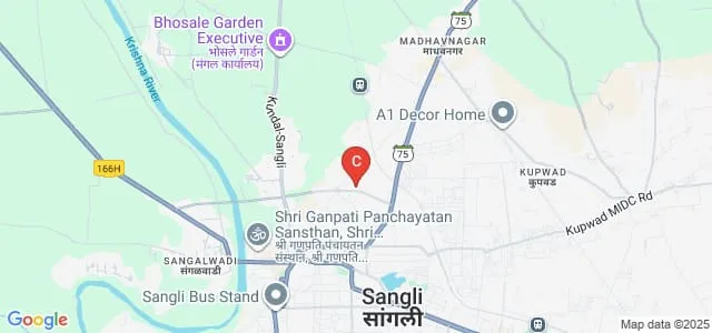Hon RR Patil College of Homoeopathy and Hospital, Sangli Map