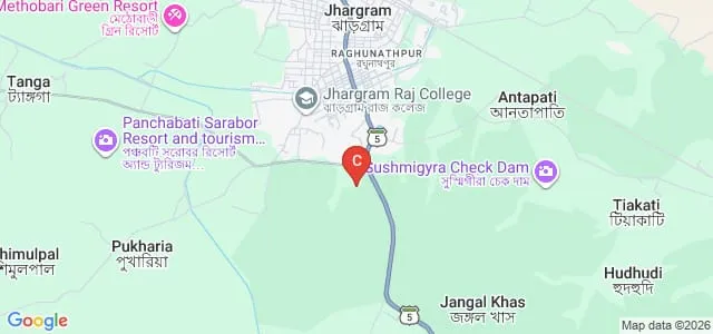 Binoy Sadan B Ed College, Jhargram Map