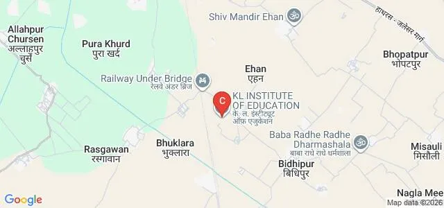 KL Institute of Education, Hathras Map