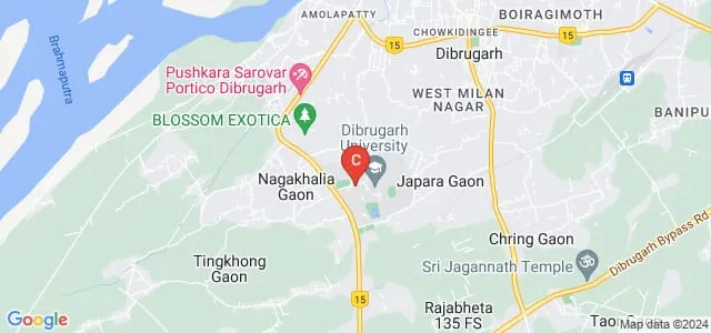 Centre for Computer Science and Applications, Dibrugarh University, Dibrugarh Map