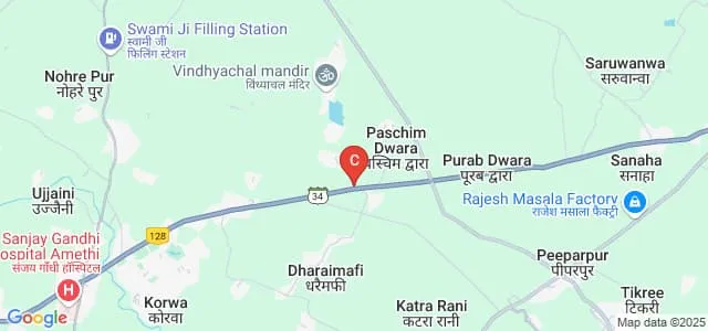 Dr Pushpendra Singh Smarak Mahavidyalaya, Amethi Map