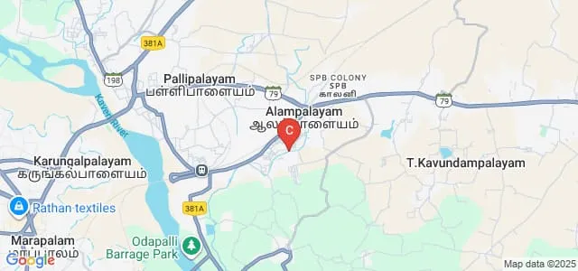 Cheran Polytechnic College, Namakkal Map