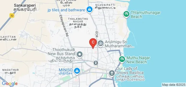 St Ann's College of Nursing, Tuticorin Map
