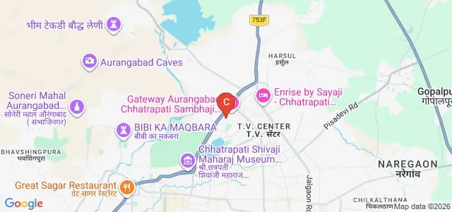 Maulana Azad College of Arts Science and Commerce, Aurangabad Map
