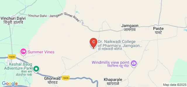 Dr Naikwadi College of D Pharmacy, Nashik Map