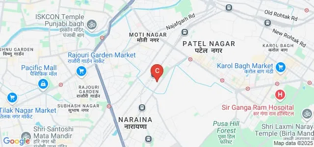 International Institute of Fashion Technology, Naraina, Delhi Map
