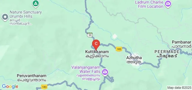 College of Applied Science, Peermade Map