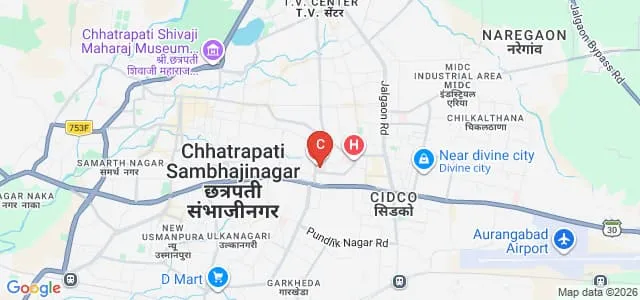 MGM Medical College, Aurangabad Map