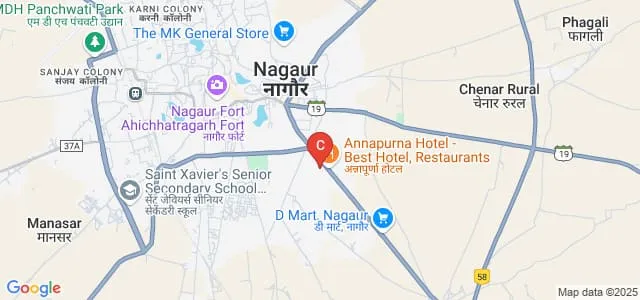 Abhinav College, Nagaur Map