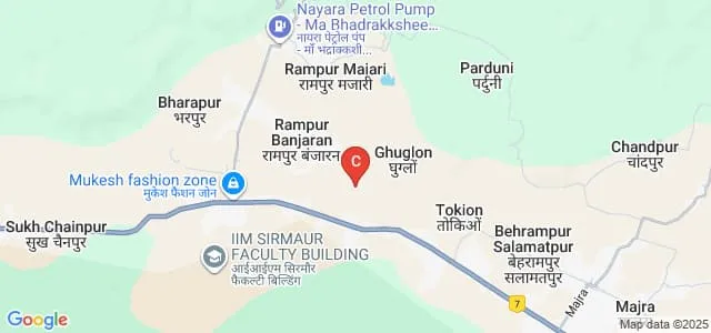 Government Polytechnic, Paonta Sahib Map