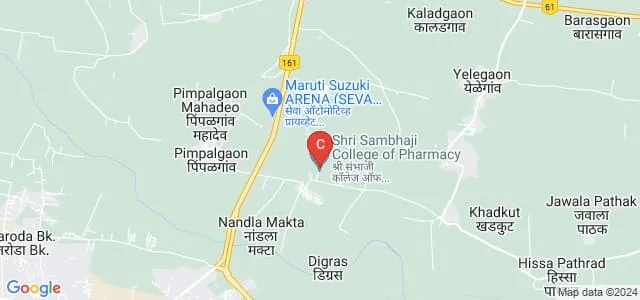 Shri Sambhaji College of Management and Technology, Nanded Map