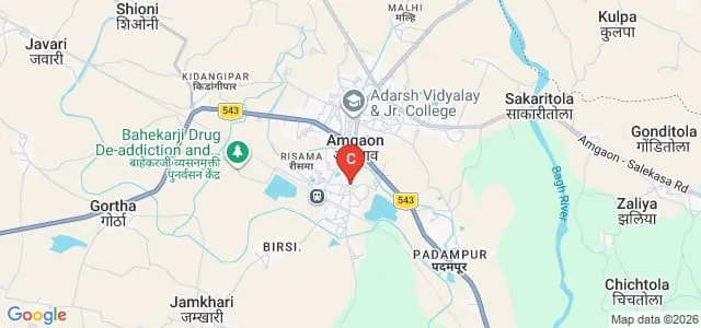 Shri Laxmanrao Mankar College of Polytechnic, Amgaon Map