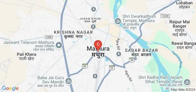 Shri Girraj Maharaj College of Engineering and Management, Mathura Map