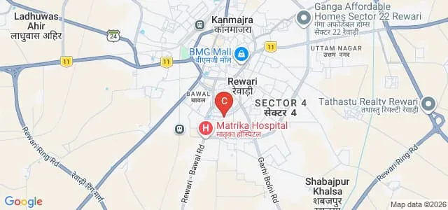 Sarv Hind College of Education, Rewari Map