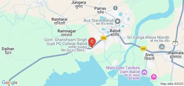 Government Ghanshyam Singh Gupt PG College, Balod Map