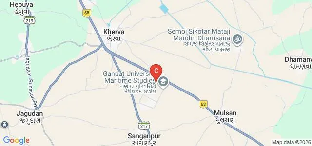 Acharya Motibhai Patel Institute of Computer Studies, Mehsana Map