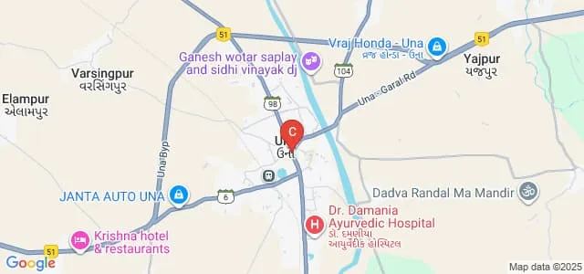 Smt VB Nandola MCA College, Una Map