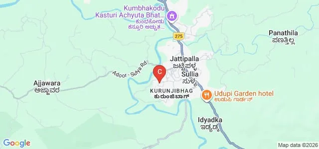 Nehru Memorial College, Sullia Map