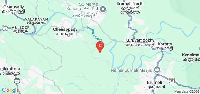 Hindustan College of Pharmacy, Kottayam Map