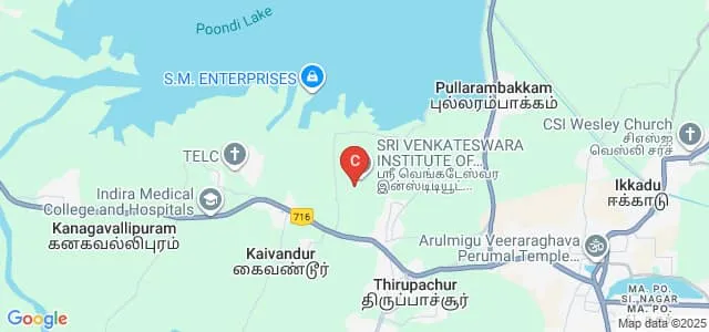 Sri Venkateswara Institute of Science and Technology, Thiruvallur Map