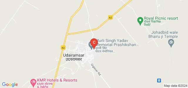 Savitri Devi Prashikshan Sansthan, Bikaner Map