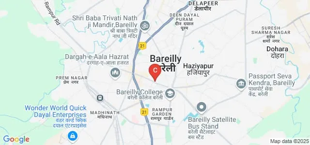 Sahu Ram Swaroop Mahila Mahavidyalaya, Bareilly Map