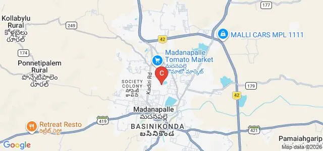 Sri Srinivasa Degree College, Chittoor Map