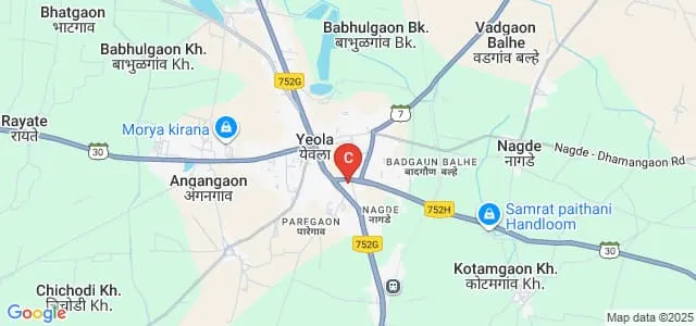 Swami Muktanand College of Science, Yeola Map
