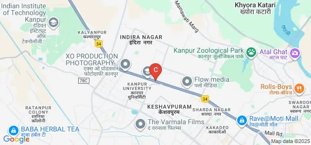 Dr Govind Prasad Rani Devi Patel Mahavidyalaya, Kanpur Map