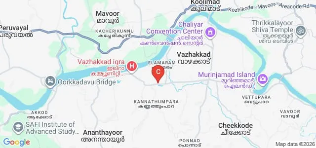 Darul Uloom Training College, Vazhakkad Map