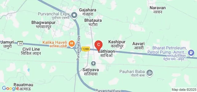 Ramraji Devi Mahila Mahavidyalaya, Surai, Azamgarh Map