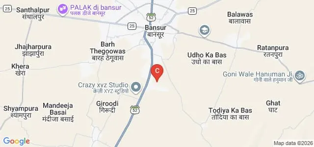 Anand Teacher's Training College, Bansur Map