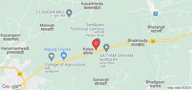 MDA Education and Research Institute, Latur Map