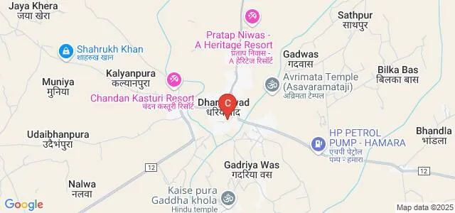 Samant Bhadra Girls College, Dhariyavad Map