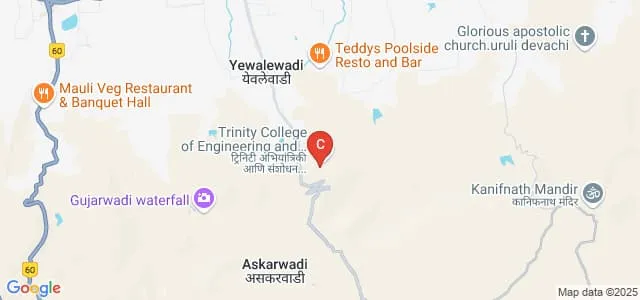 Trinity College of Engineering and Research, Pune Map