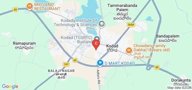 Teja College of Pharmacy, Nalgonda Map