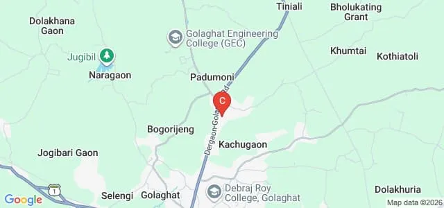 College of Teacher Education, Golaghat Map