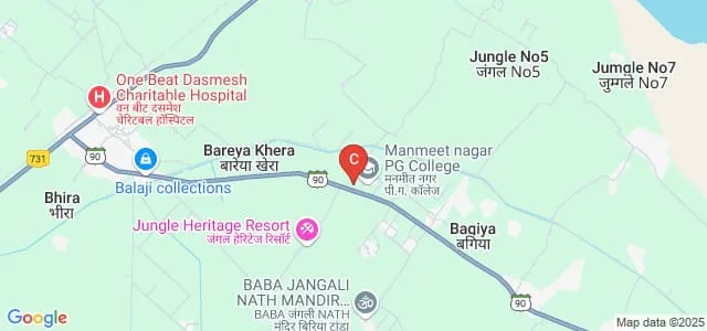 Manmeet Nagar Mahavidyalaya, Lakhimpur Kheri Map