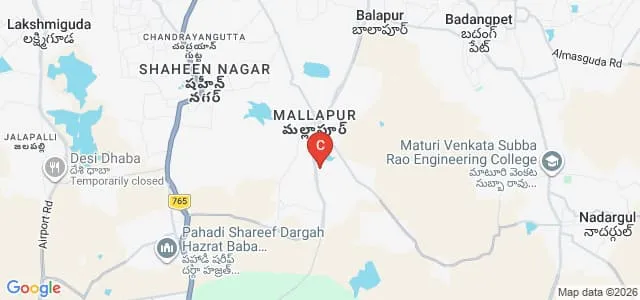 Vidya Dayini College of Information Technology, Rangareddy Map