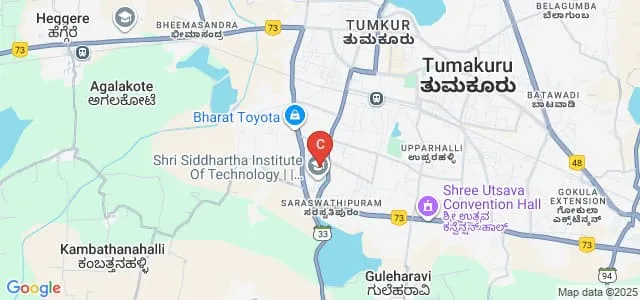 Sri Siddhartha Institute of Business Management, Tumkur Map