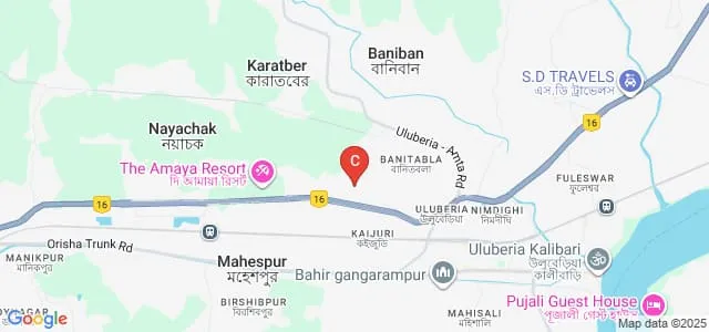 Calcutta Institute of Pharmaceutical Technology and Allied Health Sciences, Howrah Map
