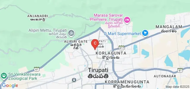 SV Government Polytechnic, Tirupati Map