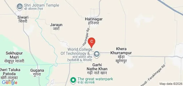 Vidya Bhavan College of Education, Gurgaon Map