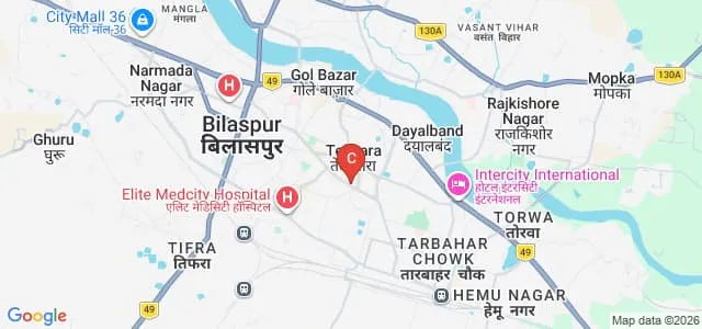CMD PG College, Bilaspur Map
