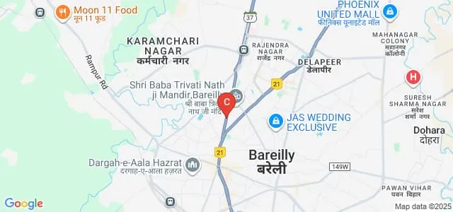 Shree Dev Vidyapeeth Mahila Mahavidyalaya, Bareilly Map