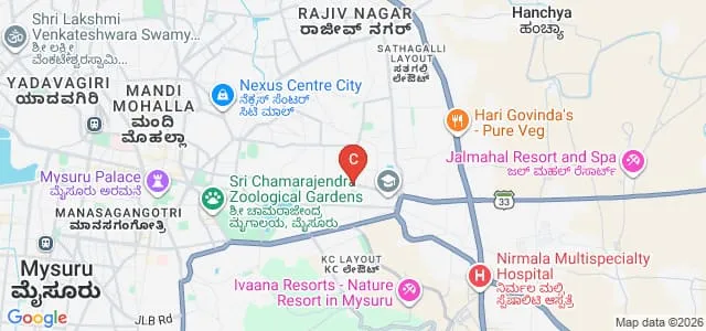 Vidya Vikas College of Education, Mysuru Map